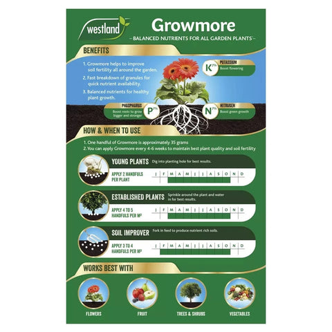 Westland Horticulture Growmore Westland Growmore 1.5kg