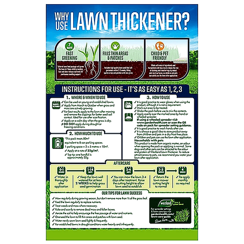 Westland Horticulture Lawn Thickener Westland Lawn Revive 80m2