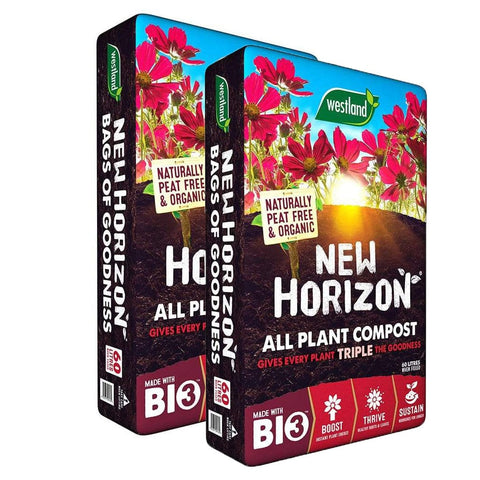 Westland Horticulture Compost 2 For £14 Westland New Horizon All Plant Compost 50L (PEAT FREE)