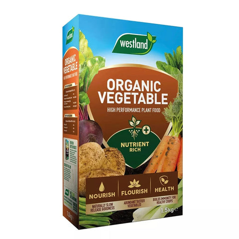 Westland Horticulture Plant Feed Organic Westland Organic Vegetable High Performance Plant Food 1.5kg