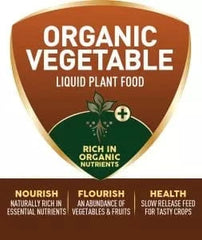 Westland Horticulture Plant Feed Organic Westland Organic Vegetable Liquid Plant Food 1L