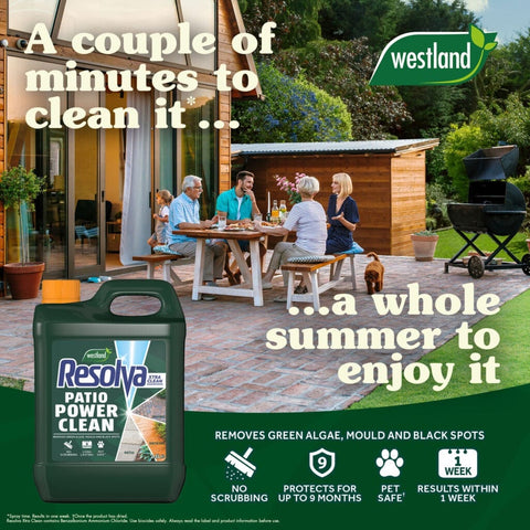 Resolva Garden Cleaning Westland Resolva Xtra Clean Patio Power Clean Concentrate 2.5L