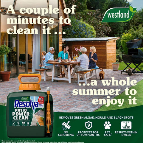 Resolva Garden Cleaning Westland Resolva Xtra Clean Ready to Use Patio Power Clean Power Pump 5L