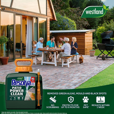 Resolva Garden Cleaning Westland Resolva Xtra Clean Ready to Use Patio Power Clean Power Pump 5L
