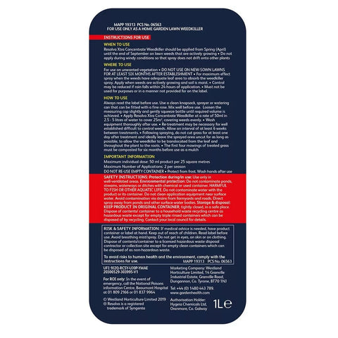 Resolva Weed Control Westland Resolva Xtra Weedkiller Concentrate 1 Litre