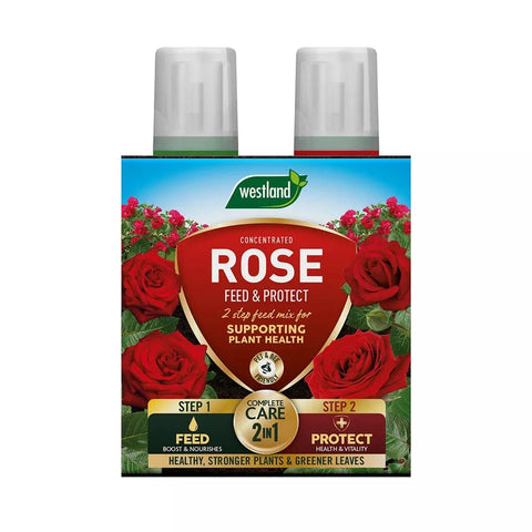Westland Horticulture Rose Feed Westland Rose 2 in 1 Feed & Protect 2 x 500ml