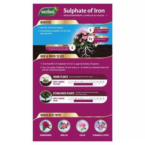 Westland Horticulture Sulphate of Iron Westland Sulphate of Iron 1.5kg
