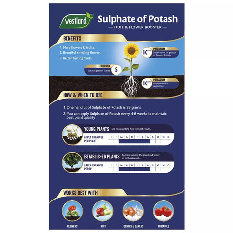 Westland Horticulture Garden Plant Feeds Westland Sulphate of Potash 1.5kg