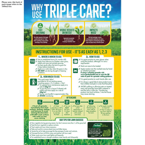 Westland Lawn Feed Westland Triple Care 80m² Box