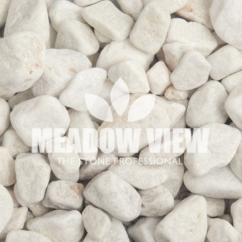 Meadow View Landscaping White Pebbles 20-40mm
