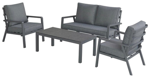 Woodlodge Garden Furniture Set Woodlodge Richmond 4pc lounge Set Grey