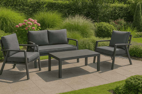 Woodlodge Richmond 4pc lounge Set Grey