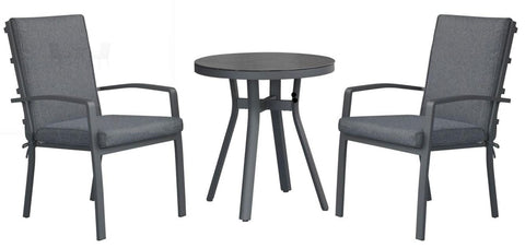 Woodlodge Garden Furniture Set Woodlodge Richmond Bistro Set Grey