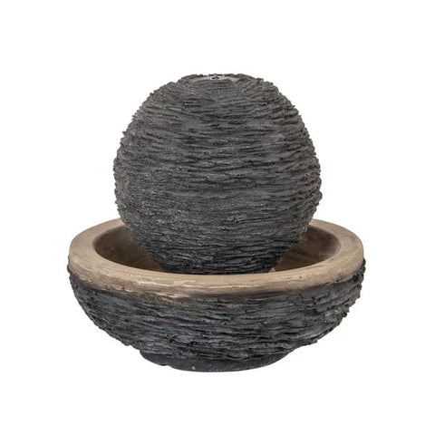 Woodlodge Water Feature Woodlodge Slate Ocean Ball Water Feature Small