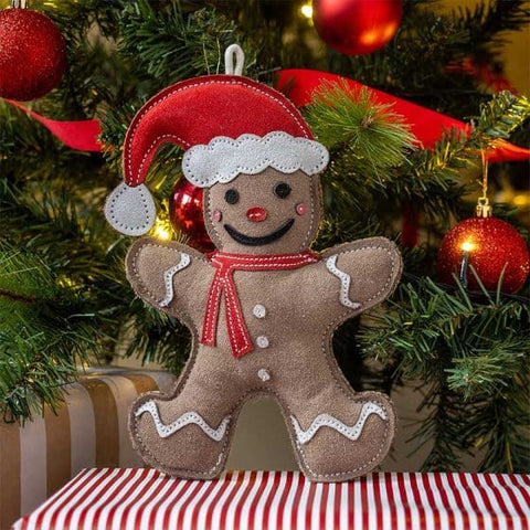 Zoon Dog Toys Zoon Christmas Leder Gingerbread