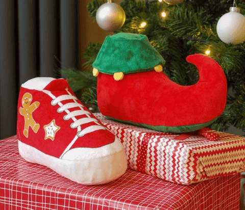 Zoon Dog Toys Zoon Festive Choo-Shoo Dog Toy