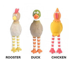 Zoon Dog Toys Zoon Latex Squawker - Rooster, Large