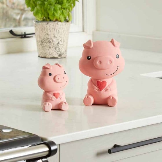Zoon Dog Toys Zoon Latex Squeaky Piggy