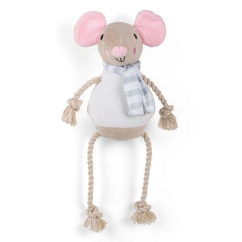 Zoon Dog Toys Zoon Mousey Rope Legs Dog Toy