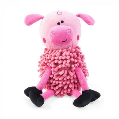 Zoon Dog Toys Zoon Noodly Farm Pig Dog Toy