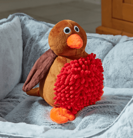 Zoon Dog Toys Zoon Noodly Robin Dog Toy