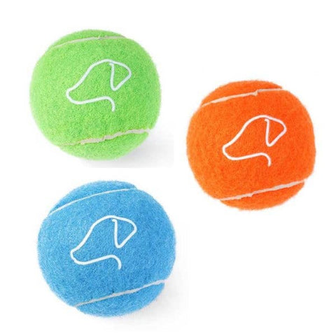 Zoon Dog Toys Zoon Pooch 6.5cm Mini Tennis Balls - 3pk (no sku)