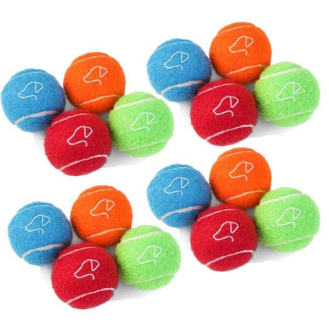 Zoon Dog Toys Zoon Pooch 6.5cm Squeaky Mini Tennis Balls - 12pk (no sku)