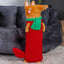 Zoon Zoon Red Fox Sausage Squeaker - Large