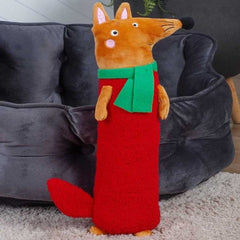 Zoon Zoon Red Fox Sausage Squeaker - Large