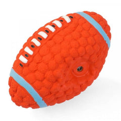Zoon Dog Toys Zoon Squeaky Latex Pooch Ball - Orange