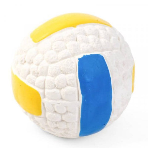 Zoon Dog Toys Zoon Squeaky Latex Pooch Ball - Yellow