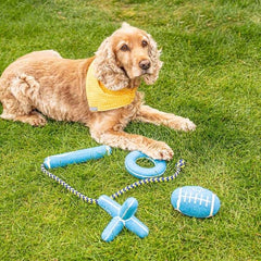 Zoon Dog Toys Zoon Squeaky Pooch Rod on a Rope Dog Toy (no sku)