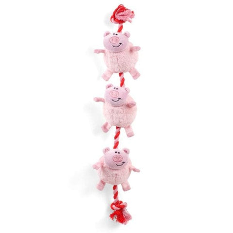 Zoon Dog Toys Zoon Tugga Farm Dog Toy - Pig