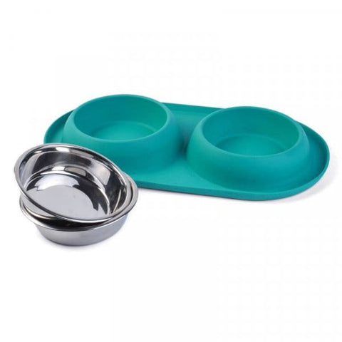 Zoon Pet Home Products Zoon Twin Bowl Feeding Tray (no sku)