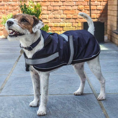 Zoon Dog Clothing Zoon Uber-Activ Waterproof ComfortCoat Navy 30cm