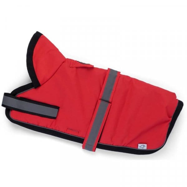 Zoon Dog Clothing Zoon Uber-Activ Waterproof ComfortCoat Red 35cm