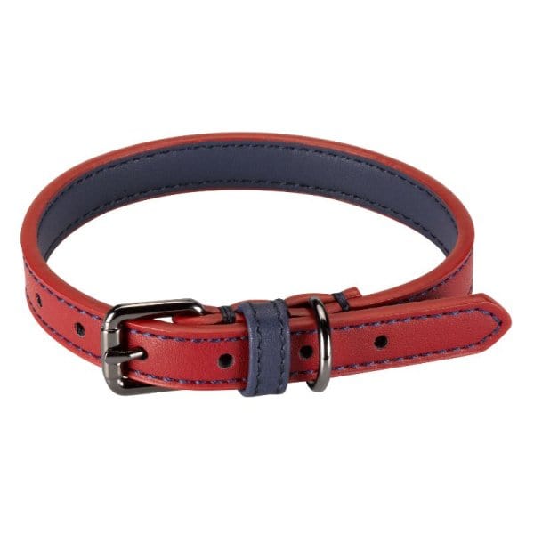 Ruby Dog Color Zoon WalkAbout Dog Collar LuxeLeather Ruby Large – Trowell Garden Centre