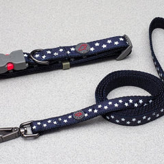 Zoon Dog Collars & Leads Zoon WalkAbout Dog Collar Starry Navy Small