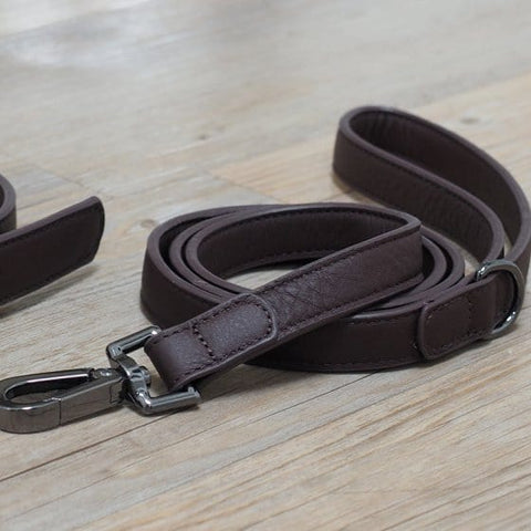 Zoon Dog Collars & Leads Zoon WalkAbout Dog Lead LuxeLeather Jet