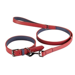 Zoon Dog Collars & Leads Zoon WalkAbout Dog Lead LuxeLeather Ruby (no sku)