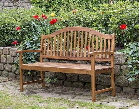 Alexander Rose Garden Benches Alexander Rose Serpentine Bench 5 foot
