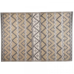 Trowell Garden Centre mocha Alfresco Mats - Aztec - Slate or Mocha, 150cm x 210cm