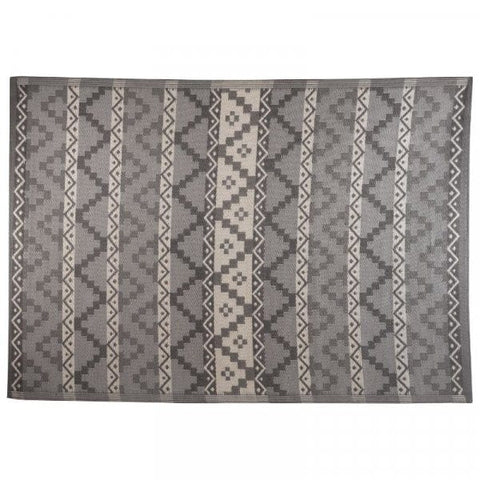 Trowell Garden Centre slate Alfresco Mats - Aztec - Slate or Mocha, 150cm x 210cm