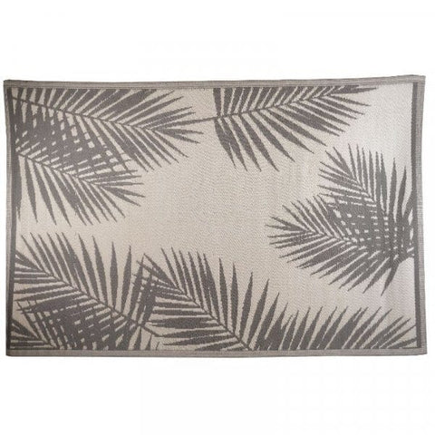 Trowell Garden Centre cool grey Alfresco Mats- Tropicana - Cool Grey or Palm Green, 150x210cm