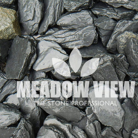 Meadow View Landscaping Black Slate 40mm