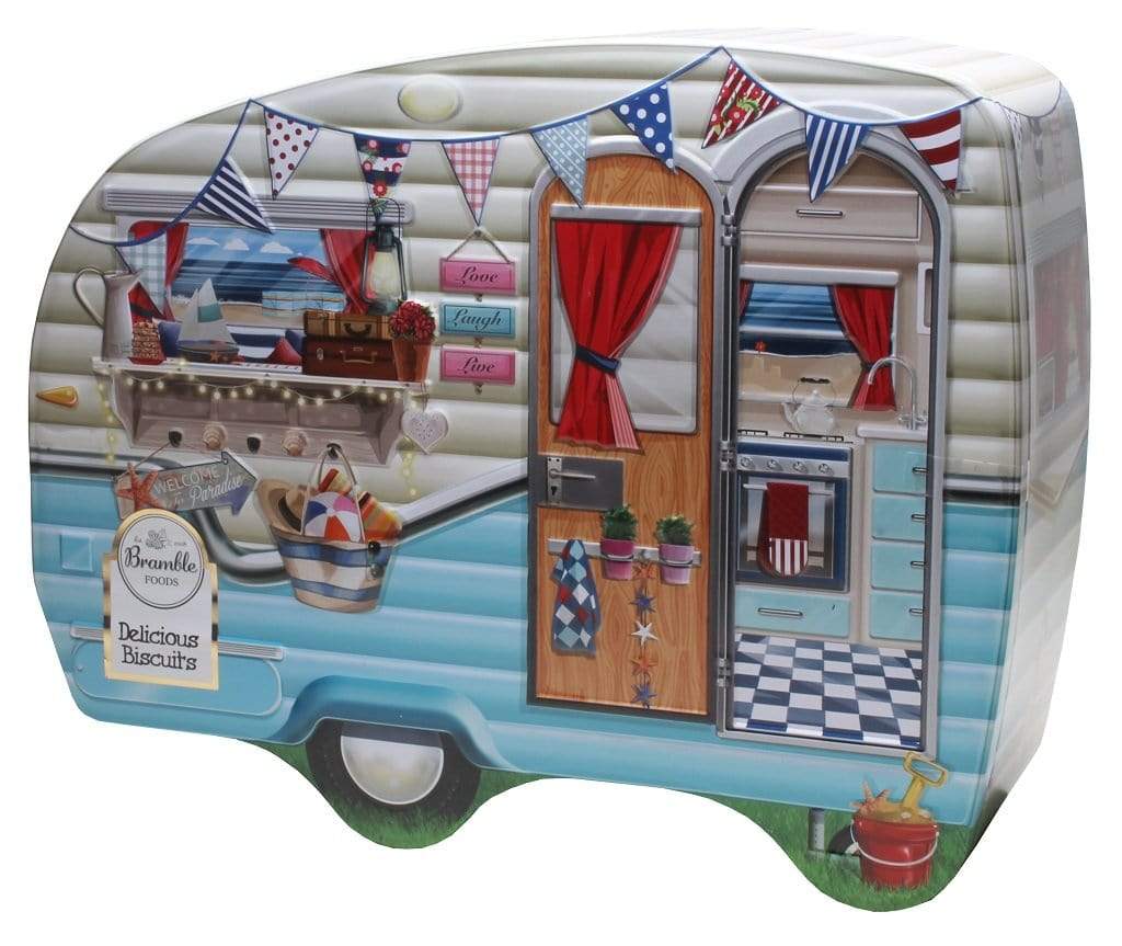 Brambles Biscuits Gift tins DONT LIST Large Campervan 3D Biscuit Tin w/ Assorted Biscuits