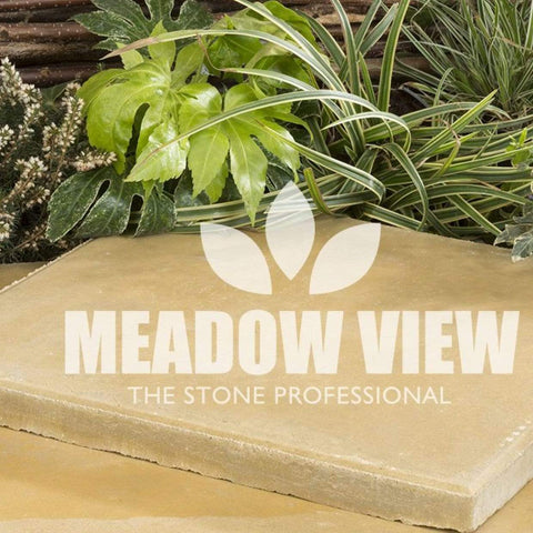 Meadow View Landscaping Broadway Smooth Buff Paving Slab 450 x 450mm