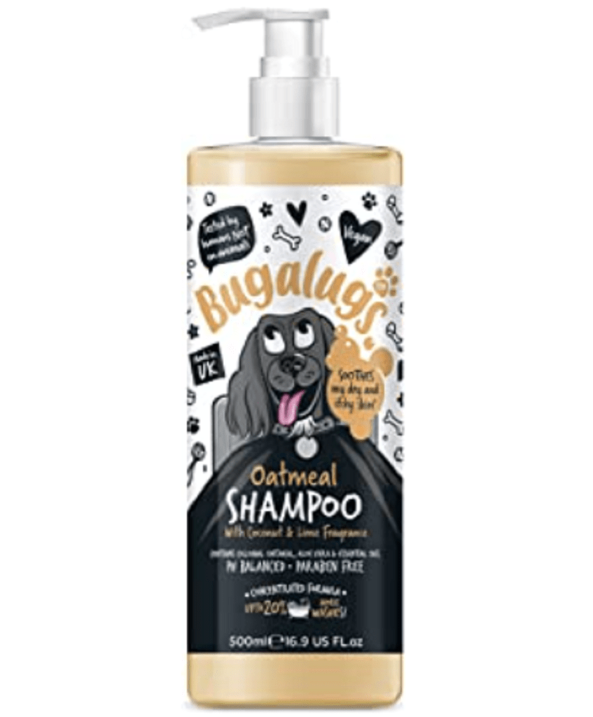 Bugalugs Dog Grooming Bugalugs Dog Shampoo Oatmeal & Aloe Vera 500ml + Pump