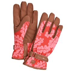 Burgon & Ball Gardening Gloves Burgon & Ball Oak Leaf Gardening Gloves Poppy