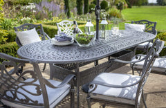 Hartman Garden Furniture Set Capri 6 Seat Oval Dining Set